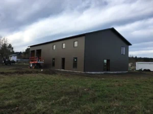 Barndominium Under Construction in Alpine, Oregon